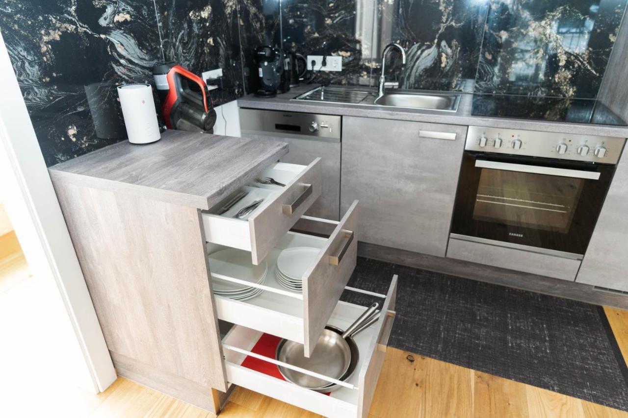 Luxurious Apartment With Big Balcony Near City Center فيينا المظهر الخارجي الصورة